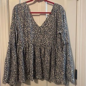 Pink Lily Floral Top